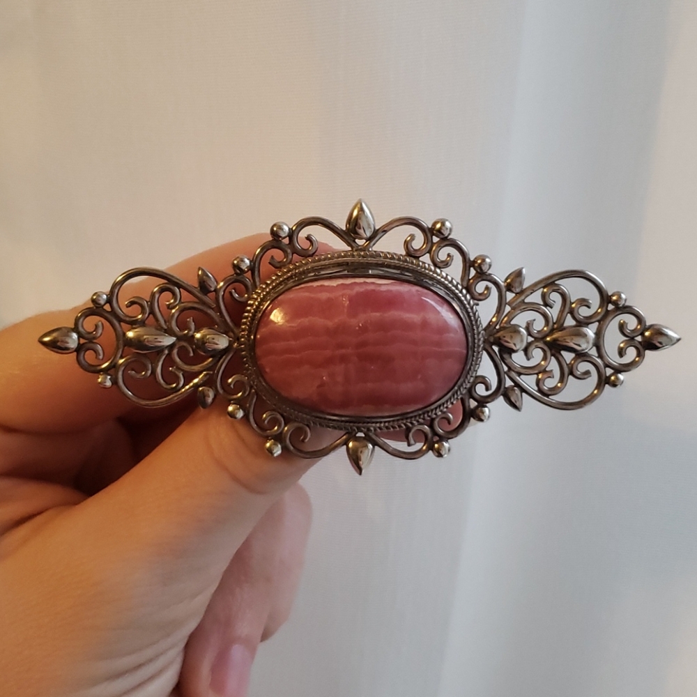Silver Filigree Brooch